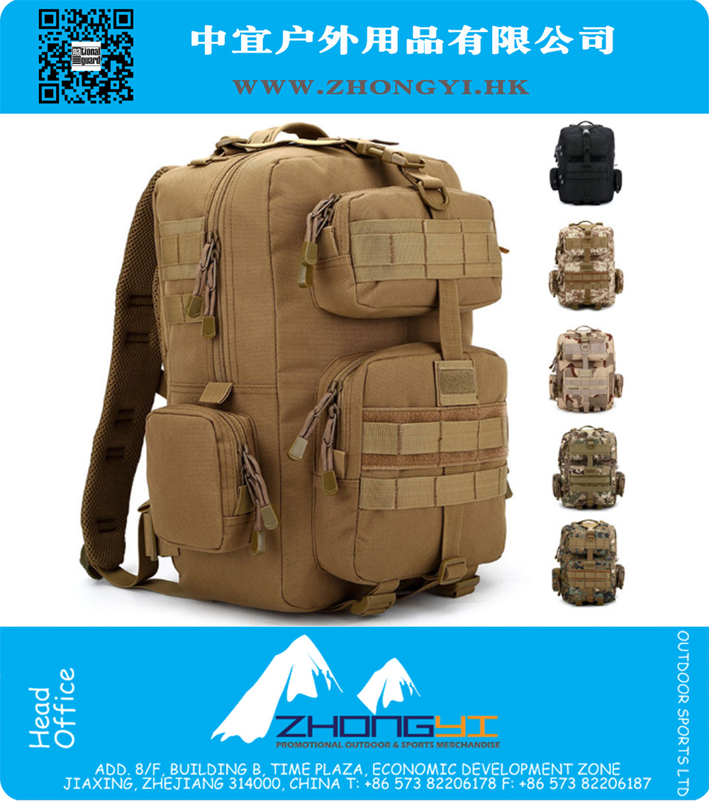 Outdoor 35L Military Men 1000D Nylon YKK zipper backpack Tactical Camping  Hiking Bag Camera Backpacks Trekking Rucksacks, ZYMR-FT004
