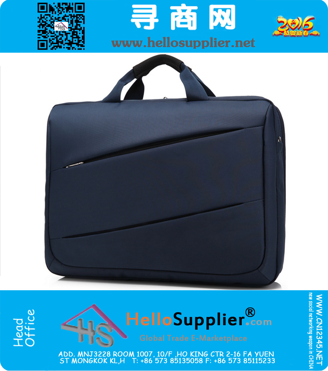 Borsa a tracolla per laptop grande spazio 17 pollici per MacBook Custodia a tracolla per computer notebook Lenovo Lenovo
