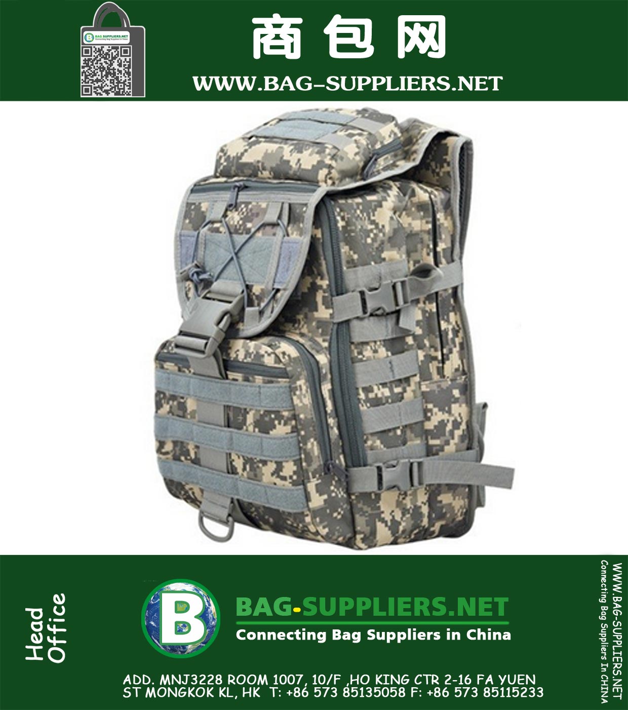 40L camping bags waterproof backpack Shoulders military 3P Tad Tactical Backpack assault travel bag