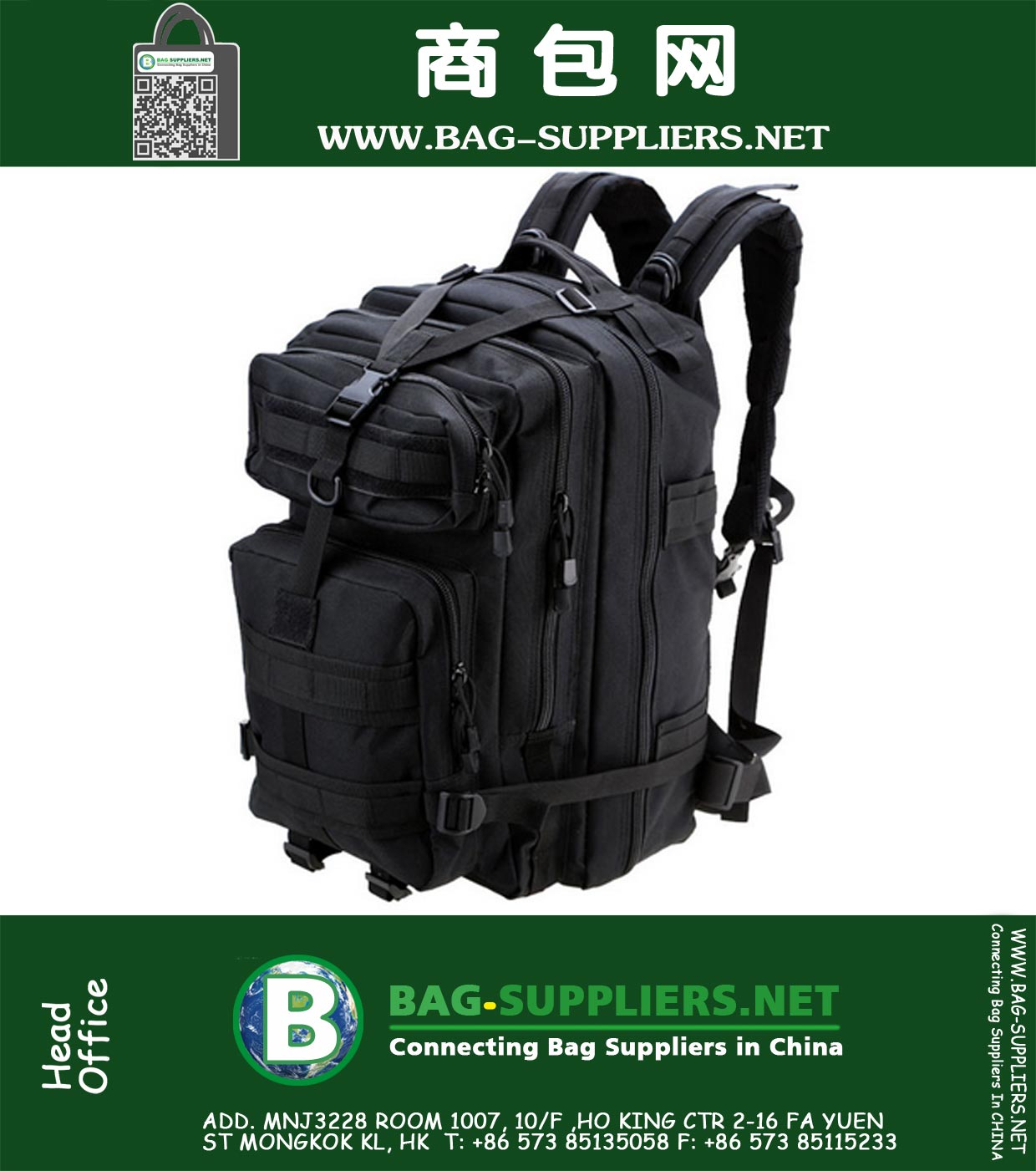 45L Deporte Mochila MOLLE Multifunción Mochila Militar Mochila Táctica al aire libre Viajes Acampar Senderismo Deportes bolsa