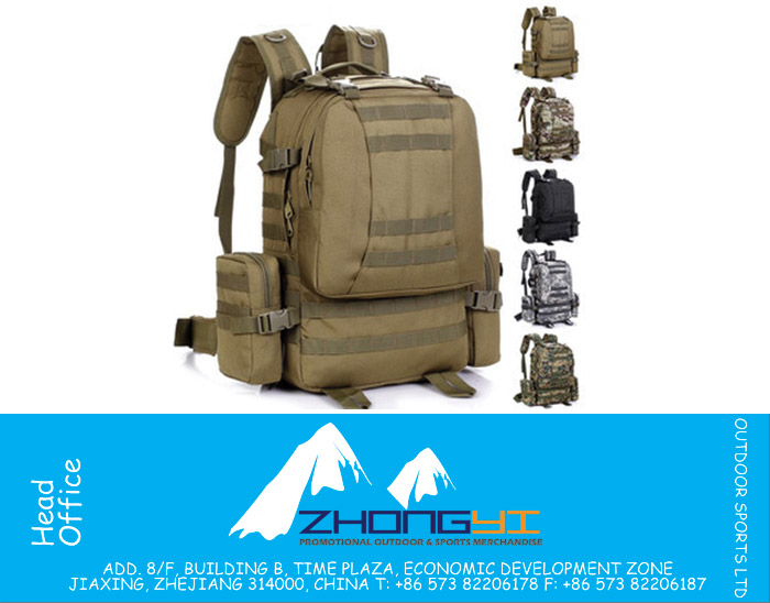 50L Outdoor Travel Tattico Militare Zaino Molle System Bag Life Saver Bug Out Bag Survival Carry Assault borsa tattica
