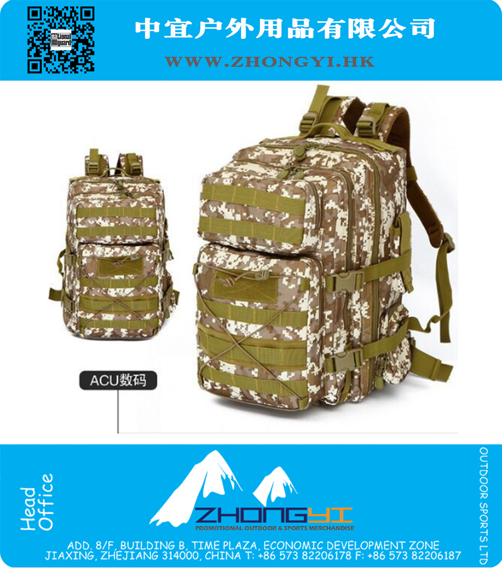 Los deportes al aire libre de encargo se divierten los fanáticos militares mochila chaleco hombro táctico mochila de nylon