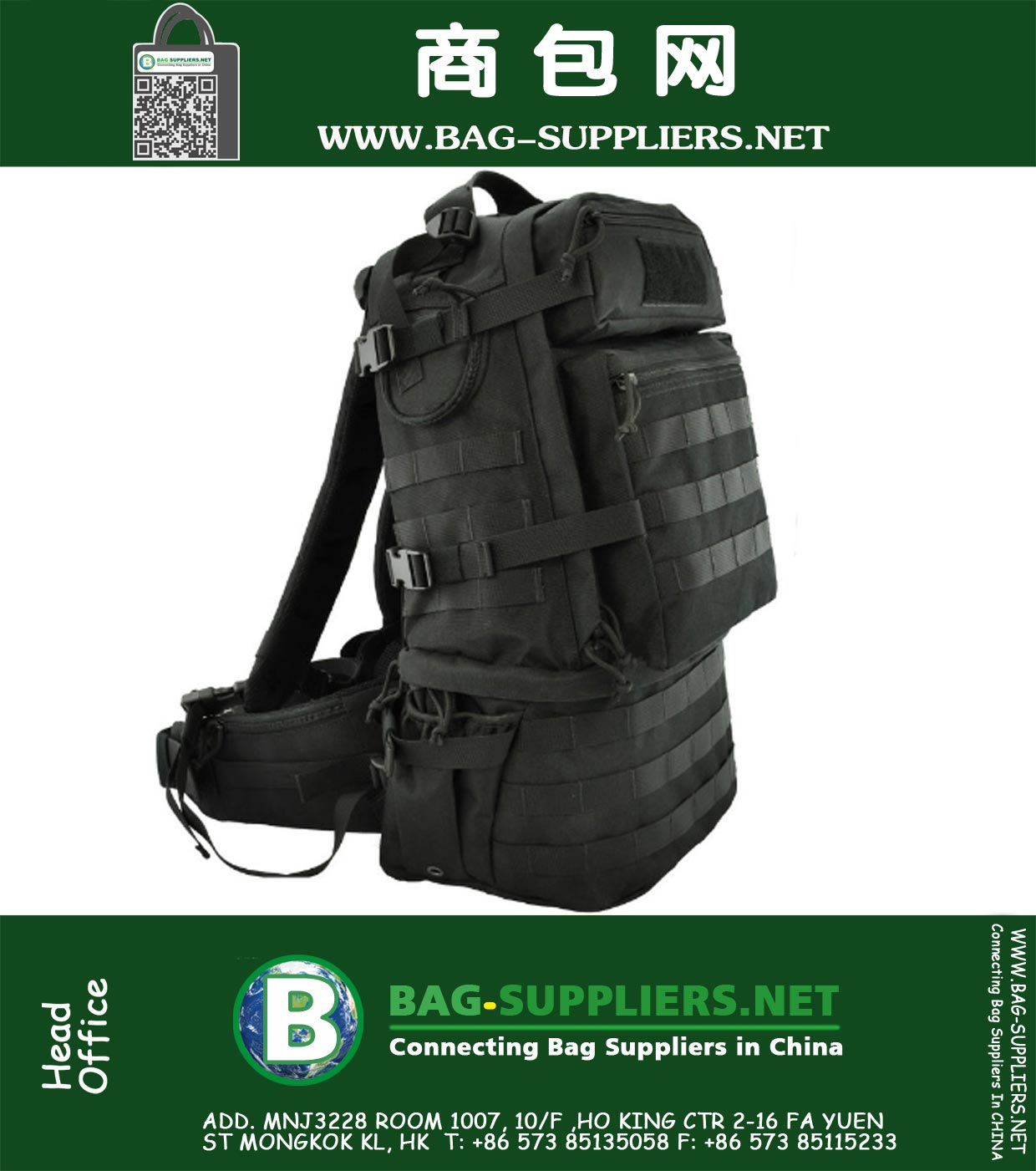 MOLLE Voyage Moyen Transport Assaut Pack Sac À Dos Tactique Sport Hommes Sac À Dos Militaire Camping Randonnée Sac