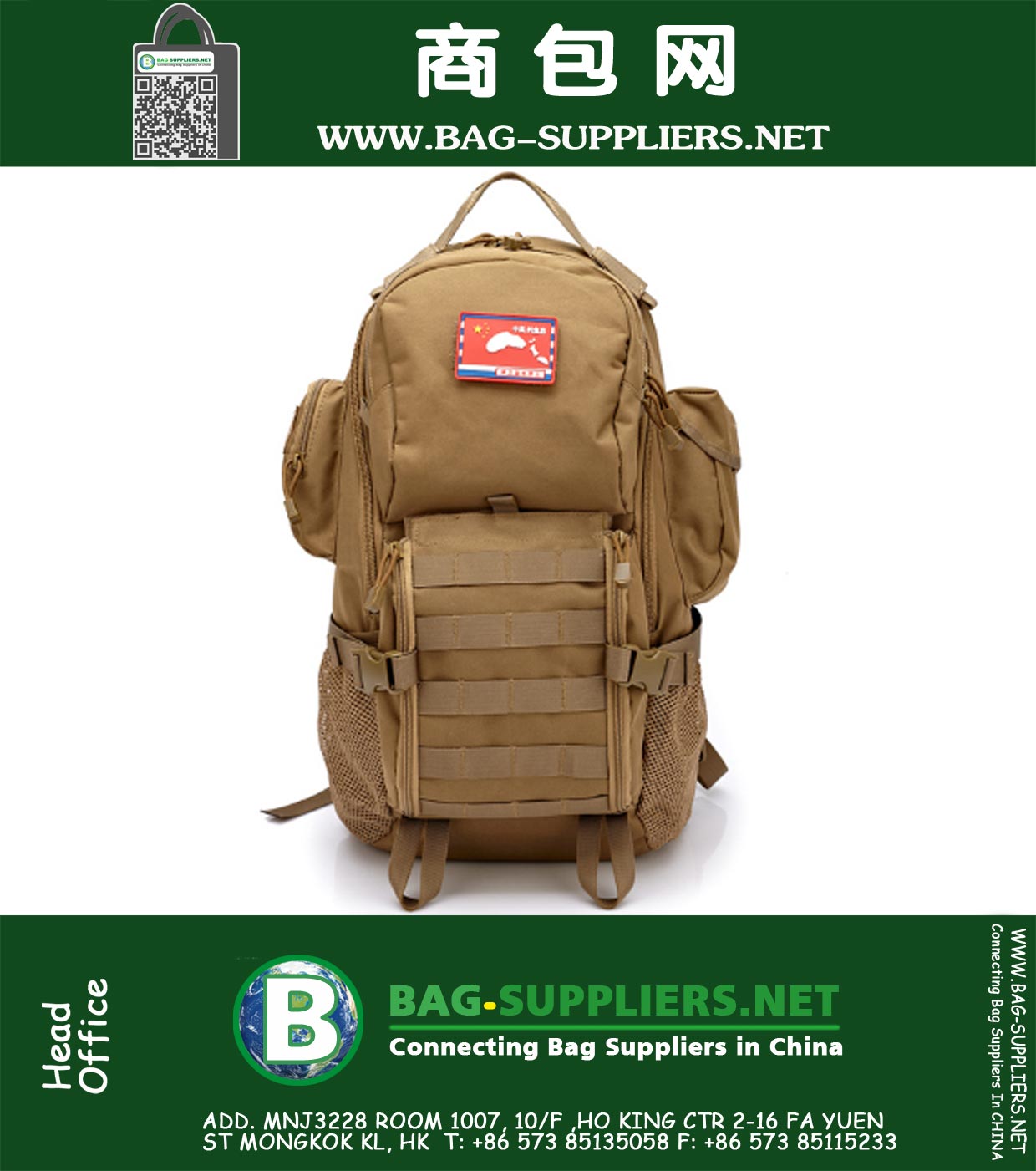 Mochila táctica militar de los hombres del recorrido del deporte al aire libre que camina la mochila de Blcak Mochila Masculina Mochilas del ejército