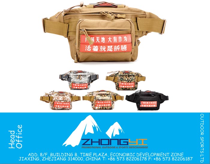 Uomini MultifunCtional Outdoor Marsupio da campeggio Oxford Camping Marsupio da uomo Esercito militare tattico Borsa da viaggio sportiva da viaggio