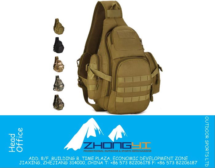 Hommes tactique Poitrine Sac Militaire Équipement En Plein Air Sport Nylon Poitrine Pack Crossbody Sling Tactique Hommes Messenger Sacs