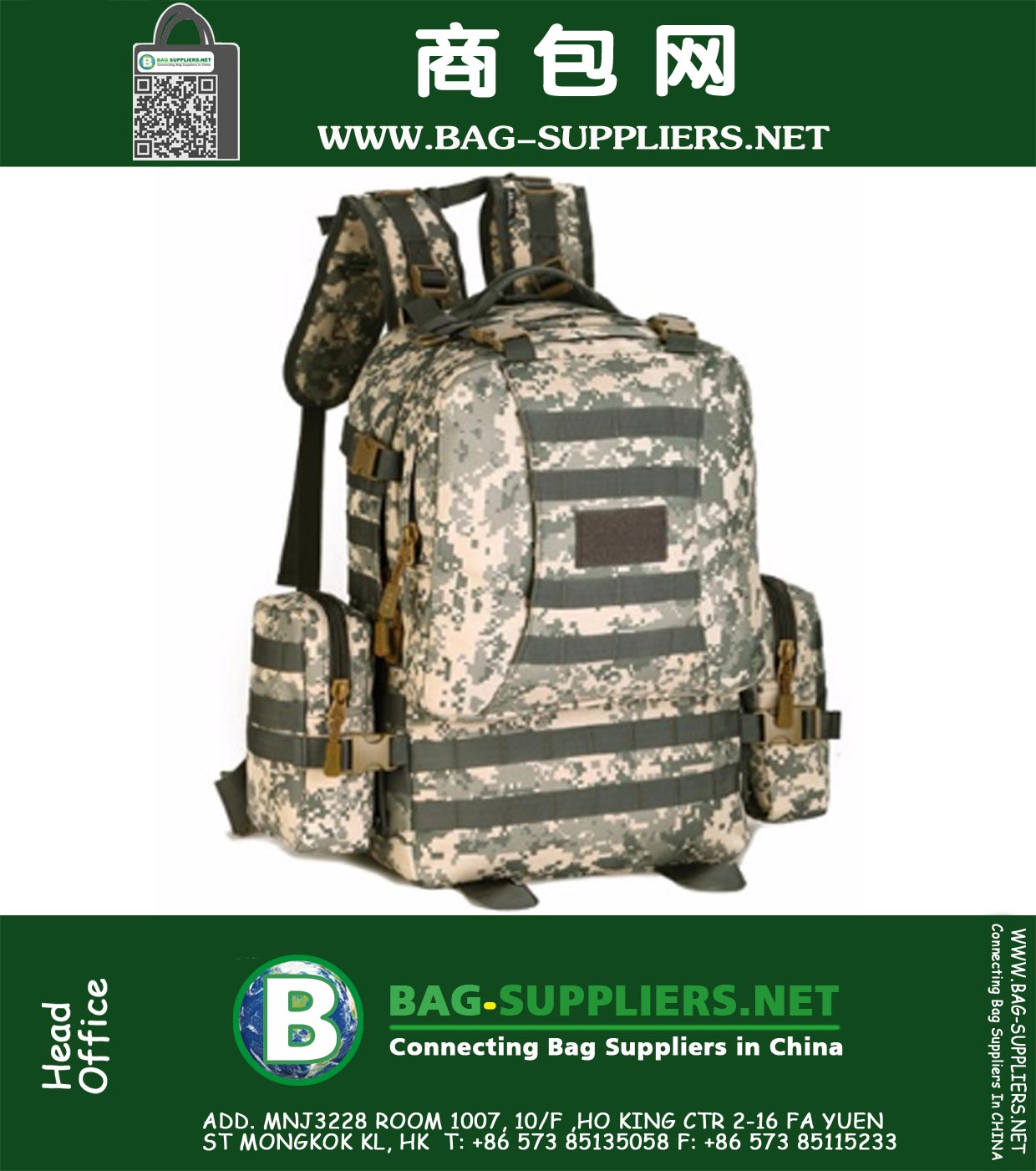 Mochila mochila táctica militar bolsa 50L mochila de senderismo senderismo trekking bolsa de deporte mochila de gran capacidad sistema de bolsas de sistema