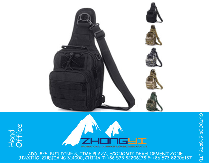 Molle Taktik Dış Mekan Kamuflaj Göğüs Paketi Spor Tek Omuzlu Adam Crossbody Ordu Fazla Dişli Ekipmanları Sıcak Çanta