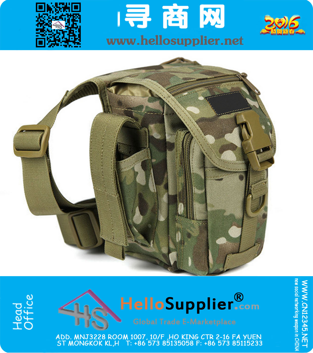 Multifunctionele Tactische Been Taille Heuptas Fiets Reizen vissen wandelen outdoor Jacht tactische heuptas