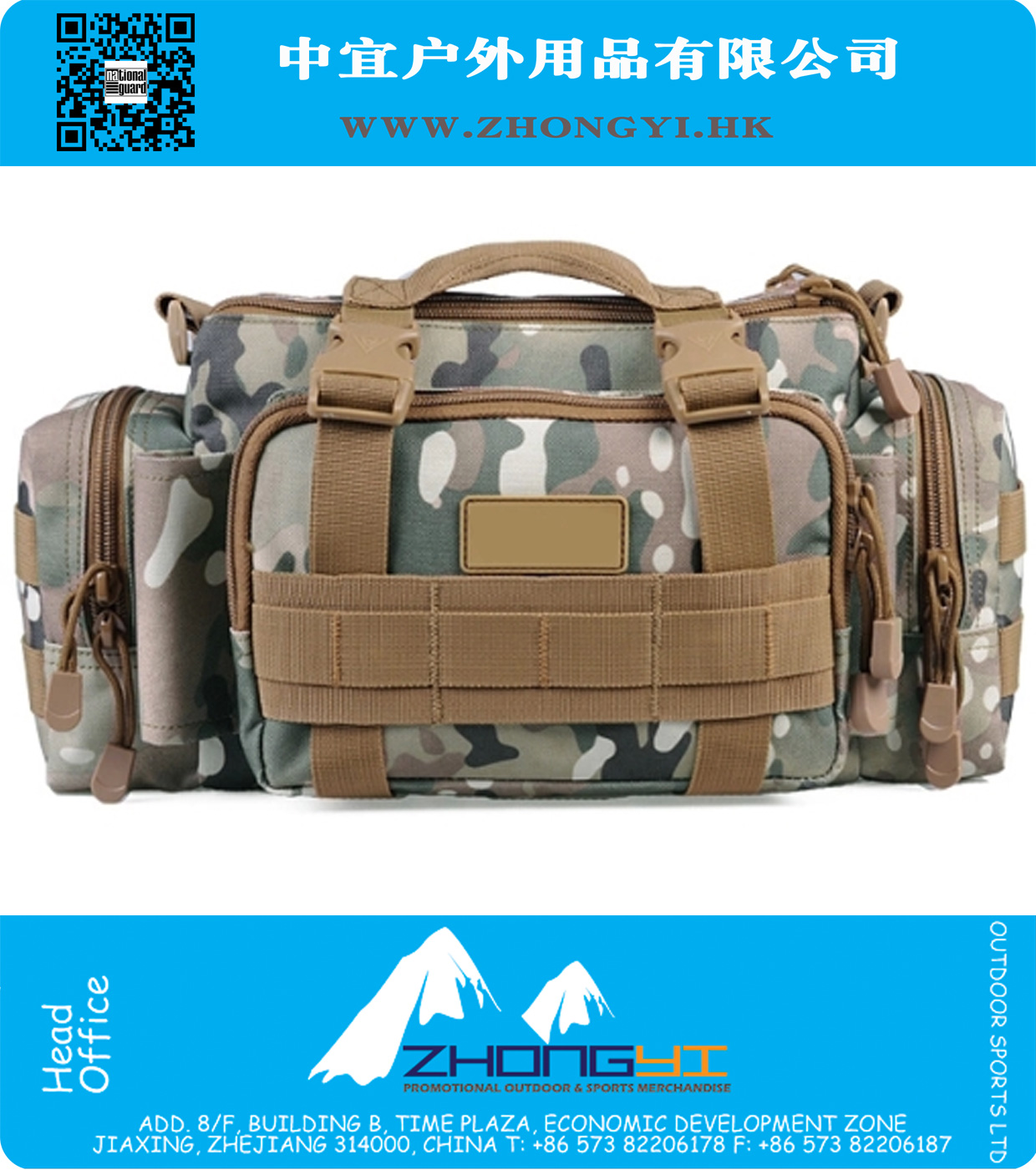Novos sacos de correia multifunções bolsa de cintura impermeável táctica e bolsa de pochete com bolsa de cinto multifuncional com saco militar