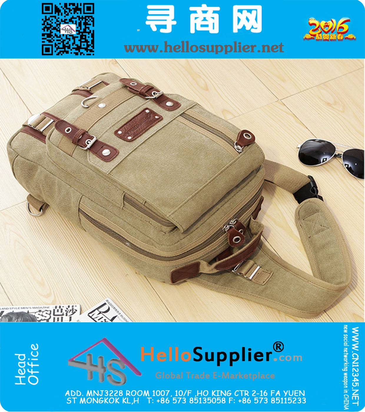 Nuevos bolsos de lona clásicos multifuncionales bolsos de los hombres bolsos del bolso del mensajero del bolso del mens bolsos ocasionales del deporte para hombre