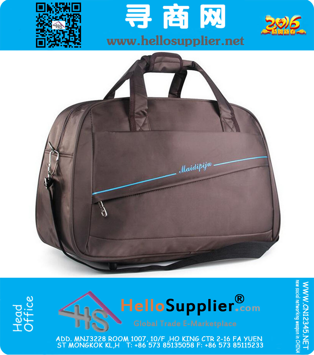 Nylon Heren Reistassen Grote Capaciteit Bagage Tassen Waterdichte Buitensporten Sling Schoudertassen Opvouwbare Handtassen
