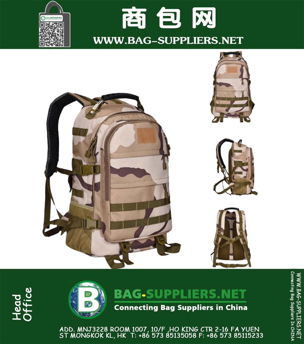 Outdoor Camping Men's Molle System Military Rucksacks Tactical Backpack Trekking Bag Climbing Bags
