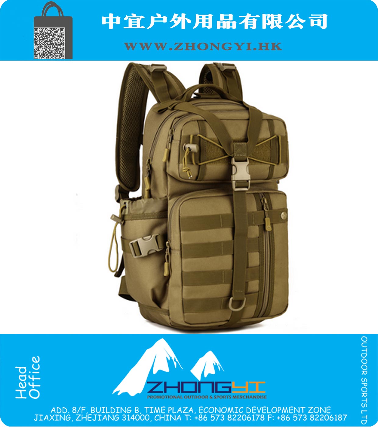 Sacos de escalada ao ar livre Mens 30L Sports Backpack Mochila militar táctica Travel Hiking Shoulders Alpinismo Bag