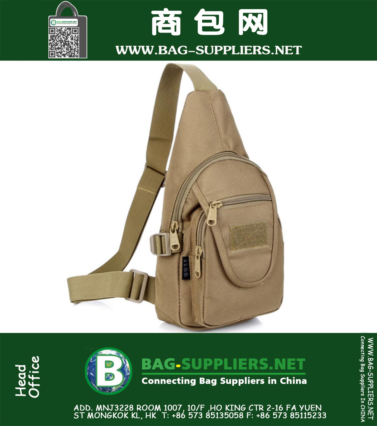 Al aire libre cruzada en el pecho mochila de escalada militar Mochila táctica Molle Bolsas de deporte Mochila de viaje de los hombres de viaje