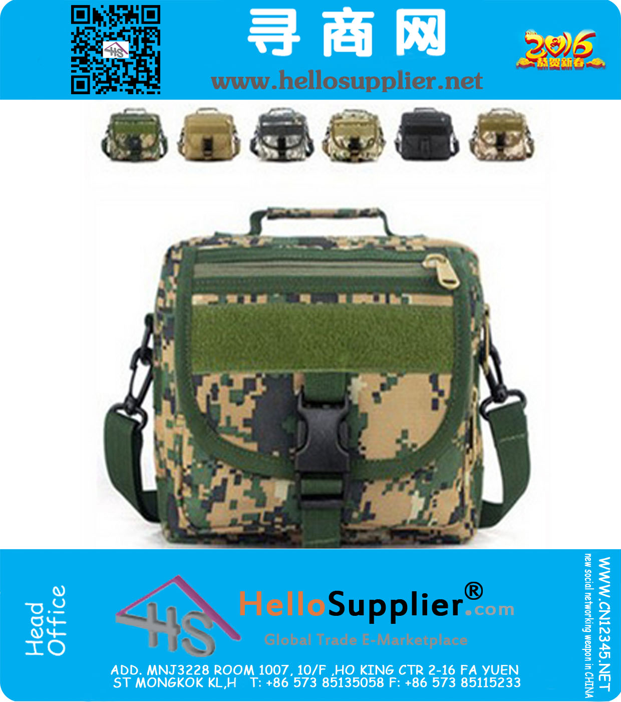 Outdoor Duty Duurzaam Ripstop Waterdichte Nylon 1000D Kleine Pouches Molle Schoudertas Voor Ipad voor Mobiele telefoon Militaire Riem Tas