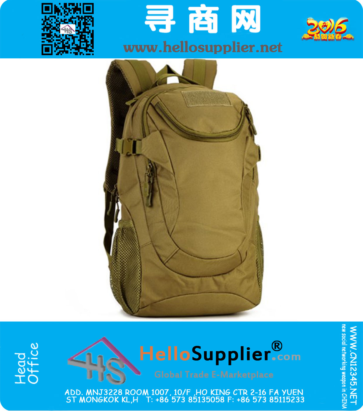 Mochila táctica militar al aire libre mochilas camping senderismo bolsa de viaje paquete