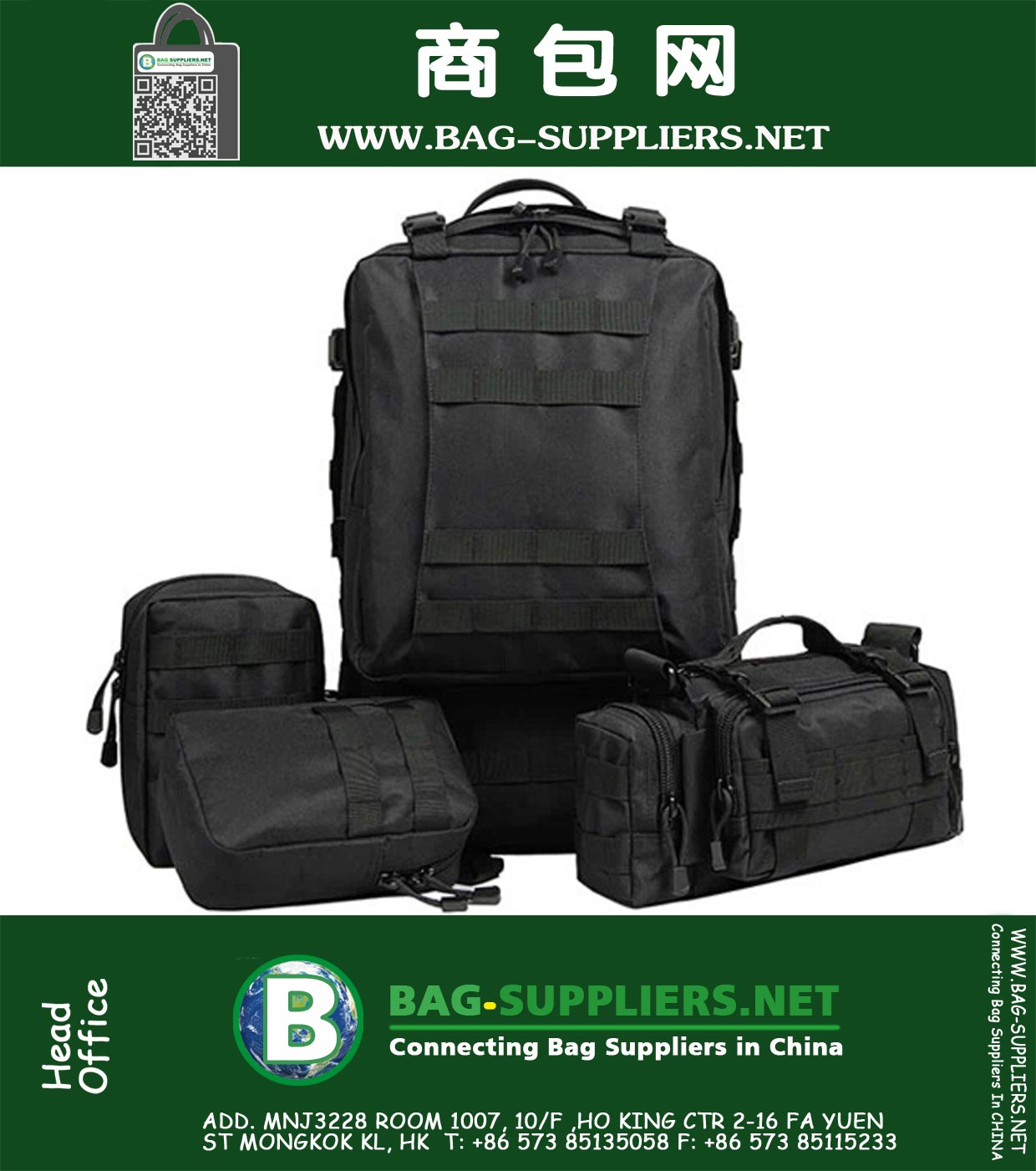 Outdoor Waterpoorf Große Molle Angriff Taktischer Rucksack Military Rucksack Camping Wandern Trekking Bergsteigenbeutel