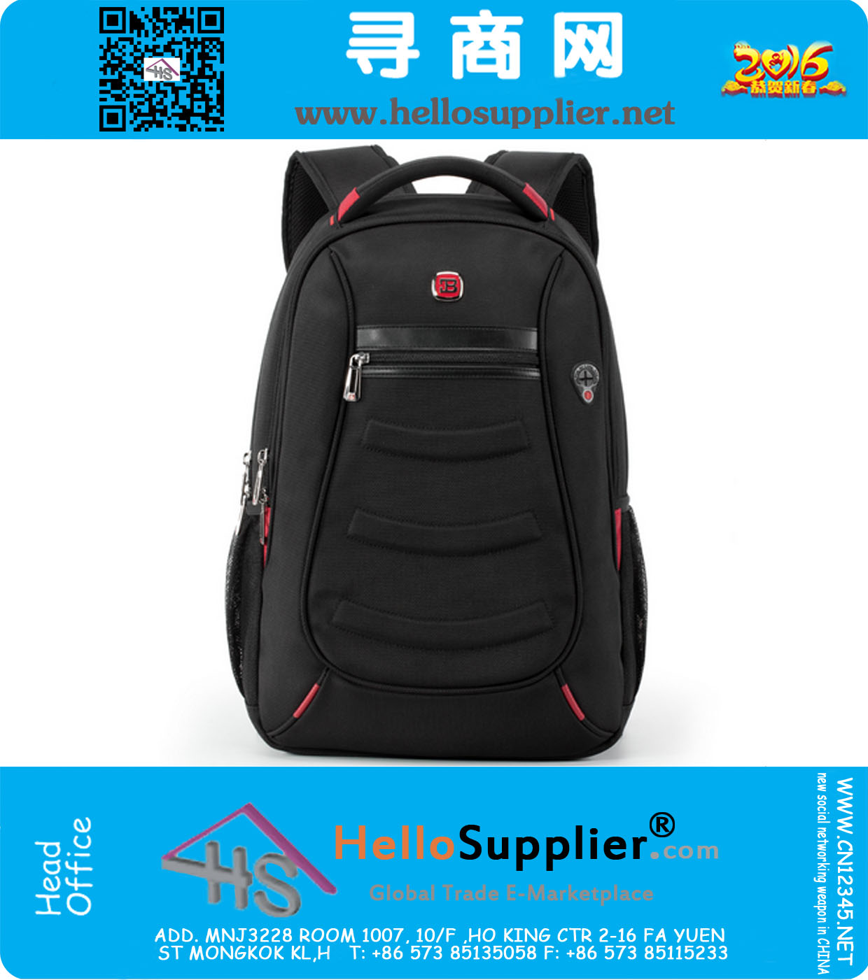 Outdoor Waterproof Nylon Hiking Men Backpack Mens 15,6 polegadas Laptop Travel Mochilas Grande capacidade Sport Bags