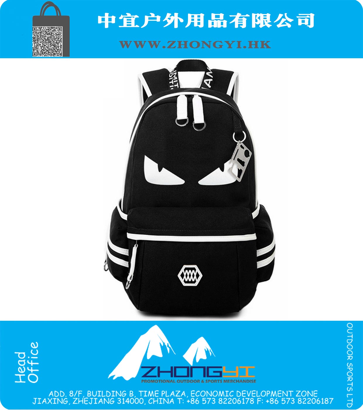 Teens Baymax Kedi Tuval Moda Öğrenci Okul Çantası Marka Bayan Erkek Bagpack için Sırt Çantası Baskı