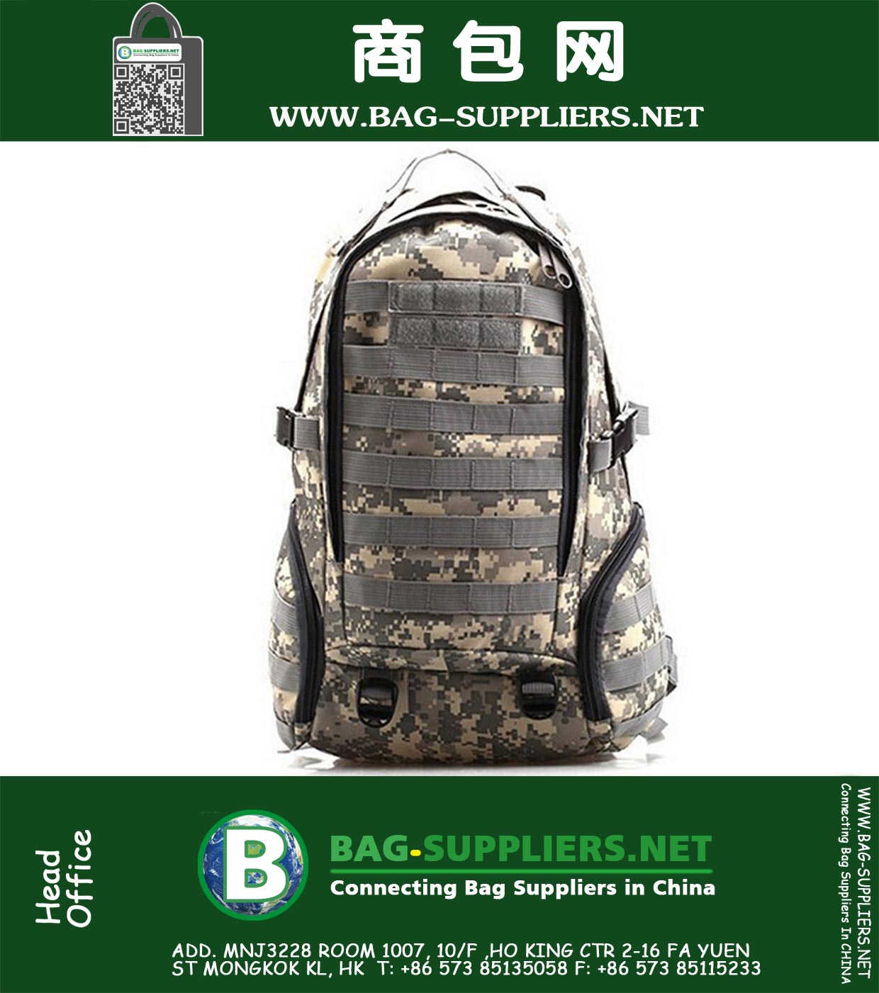 Tactische Rugzak Wandelen Mannen Outdoor Sport Klimmen Rugzak Camping Trekking Molle Tas Fietsen Militaire Rugzak