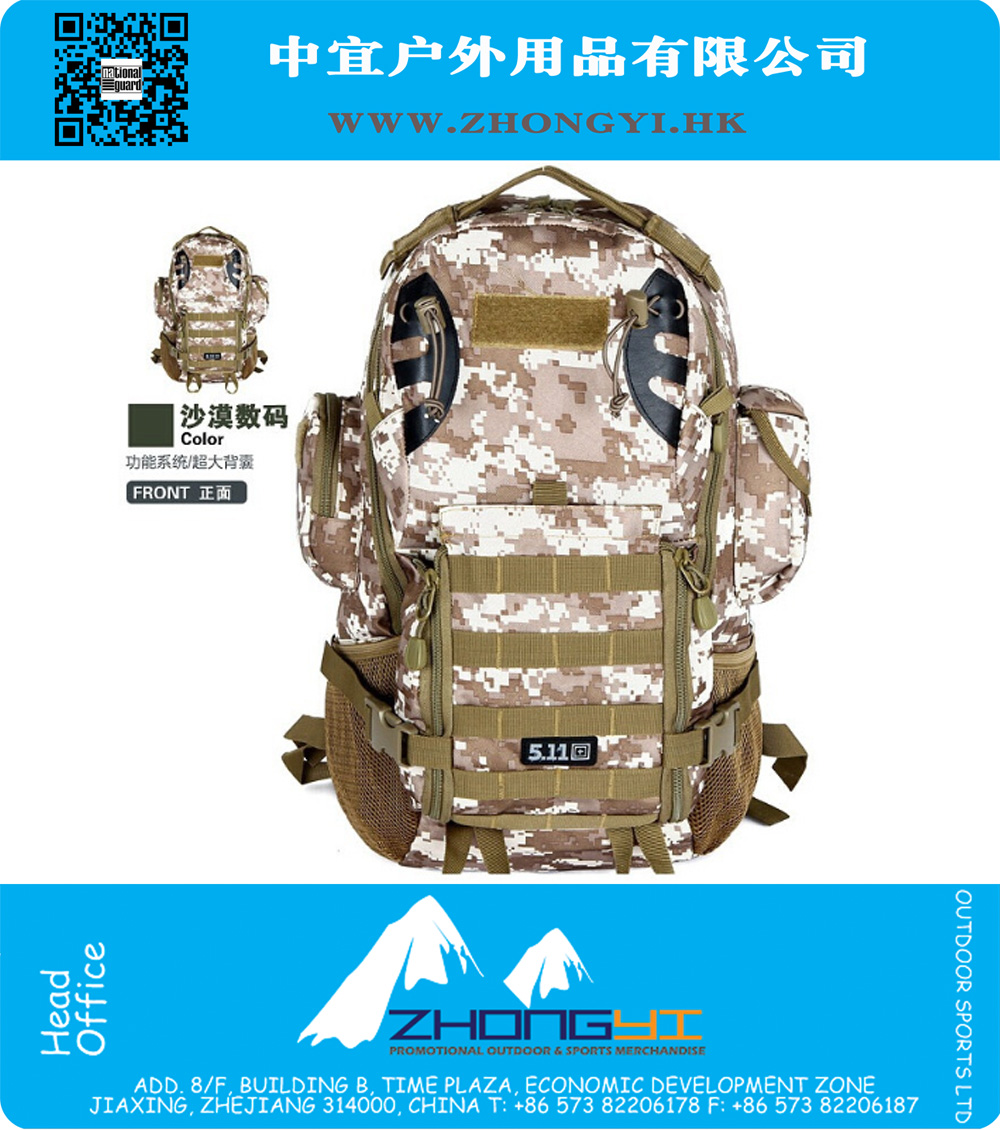 Mochila Táctica Mochila Mochilas Sacos de viagem Esporte ao ar livre Caminhadas Caminhão Mochila Bolsa de exército Militar Homem