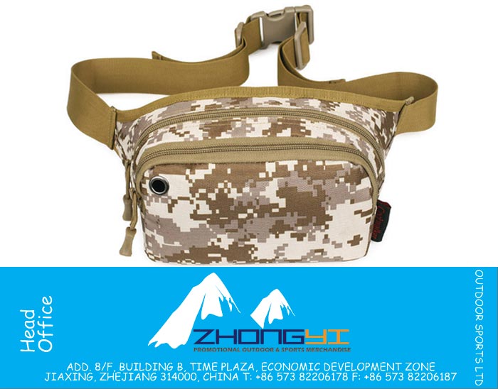 Tactical Men Waist Bag Hip Package Pochete Outdoor Sport Casual Fanny Pack Mulheres Caminhadas Viagens Grande Army Waist Pack Running Bag