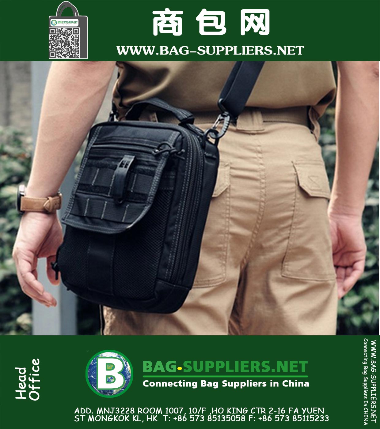 Mensageiro Tactical Sacos EDC Homens Casual Sports Travel Exército Militar Molle Single Shoulder Sling Bag