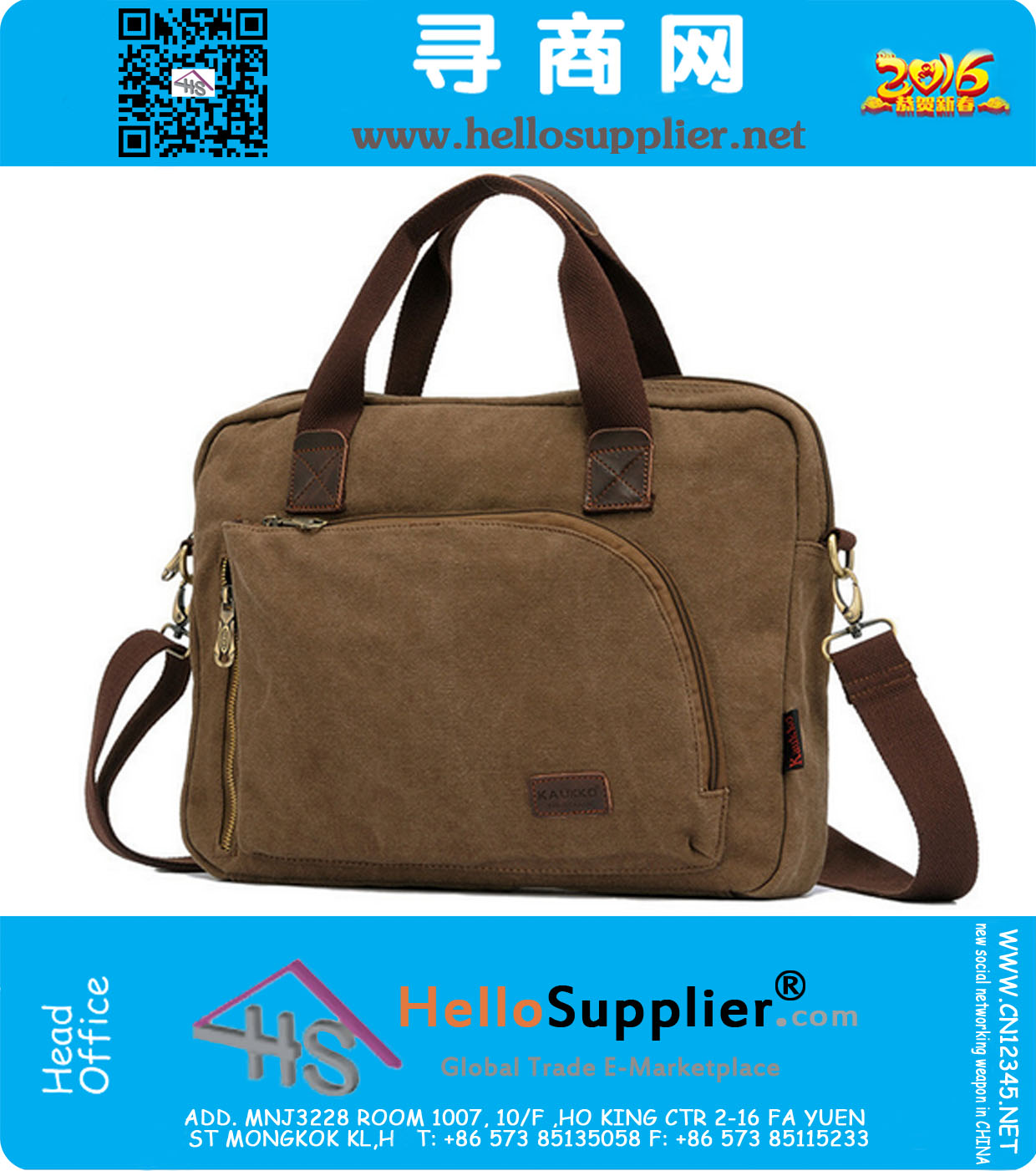 Borsa da uomo vintage da uomo in vera pelle con tracolla per uomo