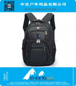 14 pulgadas Swiss Backpack Laptop bags bolso de la computadora hombres mochilas de viaje al aire libre