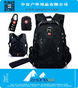 17 Pulgadas Marca Laptop Mochilas Hombres Ordenador Portátil Mochilas de Viaje Senderismo Mochilas Mochila Escolar Hombres Mujeres Mochilas