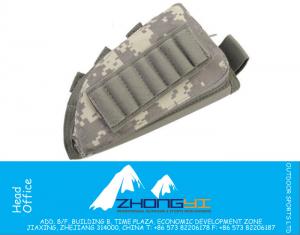 Tactische Militaire Pouch Holder w / Cheek Leather Pad magazine Molle tas voor jacht airsoft Rifle gun