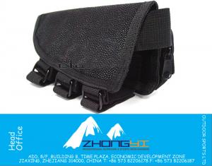 Tactische Militaire Pouch Holder w / Cheek Leather Pad magazine Molle tas voor jacht airsoft Rifle gun