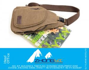 Fashion Vintage Men Messenger Bags Casual Outdoor Travel Hiking Sport Casual Chest Canvas Male Small Retro Military Shoulder Bag