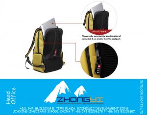 Hoogwaardige waterdichte nylon dames- en herenreisrugzak voor laptop en notebook