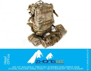 Nieuwste Nylon Mannen Militaire Tactische Molle Assault Militaire Outdoor Nylon Verstelbare Rugzakken Rugzak Camping Schoudertas