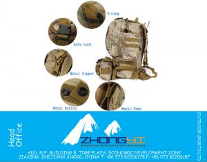 Nieuwste Nylon Mannen Militaire Tactische Molle Assault Militaire Outdoor Nylon Verstelbare Rugzakken Rugzak Camping Schoudertas