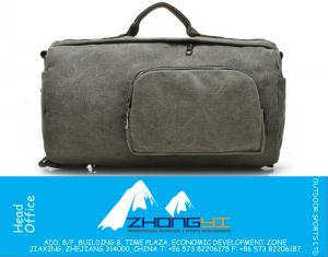 Vintage grote capaciteit Canvas reistassen Bagage sporttas Mannen militaire plunjezakken