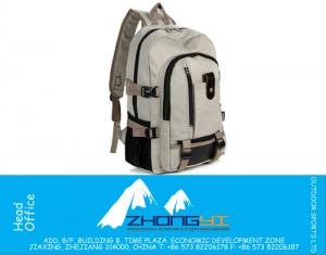 Mannelijke mode casual canvas rugzak middelbare schooltas reistas grote capaciteit rugzak