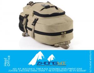 Mannelijke mode casual canvas rugzak middelbare schooltas reistas grote capaciteit rugzak