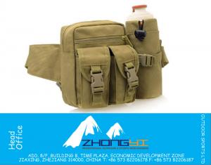 Multifunctionele Nylon Taille Pack Tactische Borst Pack Sporttoerisme Paardrijden Waterkoker Outdoor Adventure Portemonnees Taille Packs