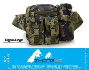Multifunctionele Nylon Taille Pack Tactische Borst Pack Sporttoerisme Paardrijden Waterkoker Outdoor Adventure Portemonnees Taille Packs