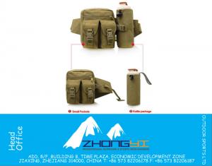 Multifunctionele Nylon Taille Pack Tactische Borst Pack Sporttoerisme Paardrijden Waterkoker Outdoor Adventure Portemonnees Taille Packs