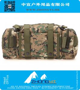 3 P Toile Molle Utilitaire Sport Randonnée Militaire Duffle Tactique Taille Sac Sac À Dos