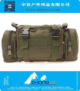 3 P Toile Molle Utilitaire Sport Randonnée Militaire Duffle Tactique Taille Sac Sac À Dos