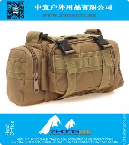 3 P Toile Molle Utilitaire Sport Randonnée Militaire Duffle Tactique Taille Sac Sac À Dos