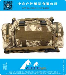 3 P Toile Molle Utilitaire Sport Randonnée Militaire Duffle Tactique Taille Sac Sac À Dos