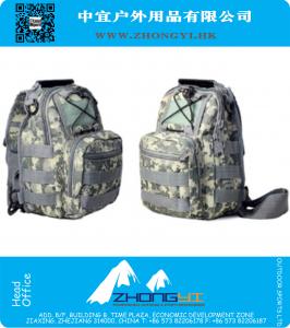 Tactical Outdoor Camouflage Chest Pack Sport Singolo Spalla Uomo Crossbody Esercito Attrezzature eccedenti