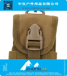 Outdoor Tactische Mobiele Telefoon Canvas Oxford Loop Riem GSM Opvouwbare zakken Pouch Militaire uitrusting tas