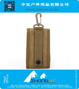 Outdoor Tactische Mobiele Telefoon Canvas Oxford Loop Riem GSM Opvouwbare zakken Pouch Militaire uitrusting tas